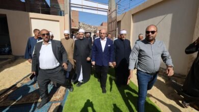 محافظ الفيوم ووكيل قطاع المعاهد يفتتحان معهد أبو بكر الصديق الأزهري