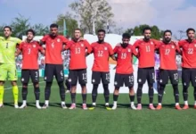 منتخب مصر يحرز الهدف الثانى أمام جنوب السودان
