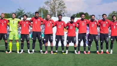 منتخب مصر يحرز الهدف الثانى أمام جنوب السودان