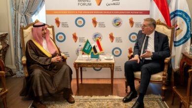 وزير البترول والثروة المعدنية يبحث مع نائب وزير الصناعة السعودي تعزيز التعاون في التدريب وتبادل الخبرات التعدينية