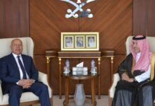 وزير النقل يقدم التهنئة لسفير المملكة العربية السعودية بالقاهرة بمناسبة الاحتفال باليوم الوطني للمملكة