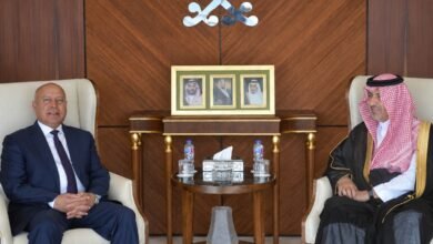 وزير النقل يقدم التهنئة لسفير المملكة العربية السعودية بالقاهرة بمناسبة الاحتفال باليوم الوطني للمملكة