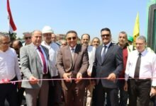 " محافظ القليوبية " يفتتح محطة رفع الصرف الصحي بعزبة « عليه هانم » بكفر شكر