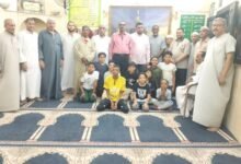 ربيع ياسين يكرّم حفظة القرآن الكريم داخل مسجد الصحابة