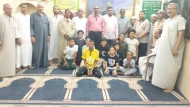 ربيع ياسين يكرّم حفظة القرآن الكريم داخل مسجد الصحابة
