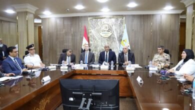 محافظ كفرالشيخ يعلن نتائج التقييم الشهري للوحدات المحلية لشهر أغسطس 2026