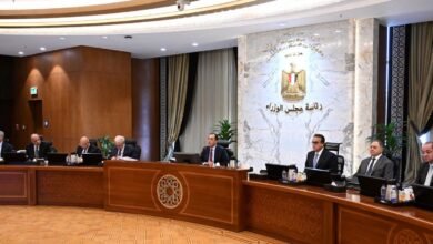 مجلس الوزراء، خلال اجتماعه برئاسة الدكتور مصطفى مدبولي