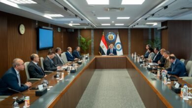 وزير البترول والثروة المعدنية يتابع مع المجلس التنفيذي لهيئة البترول خطط زيادة الإنتاج