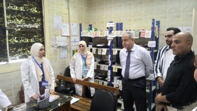 جولة ميدانية لوكيل صحة القليوبية لمتابعة جودة الخدمات بمركز طبي ثاني العبور