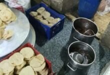 ضبط 75 كيلو من مصنعات الحواوشي مجهولة المصدر داخل مطعم كشري بالفشن