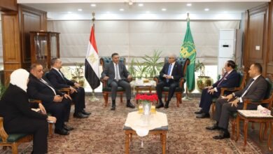" محافظ القليوبية " يستقبل رئيس مجلس الدولة في إطار دعم التعاون مع المؤسسات القضائية