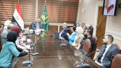 محافظ القليوبية " يناقش مخطط تحويل «القلج» إلى مدينة
