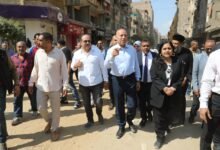 محافظ القاهرة يتفقد حى عين شمس