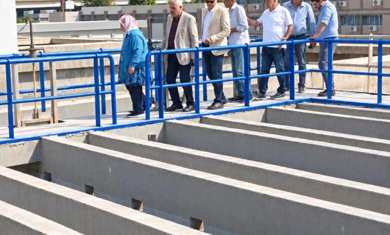 بدء التشغيل التجريبي للمرحلة الأولى من توسعات محطة مياه شمال حلوان