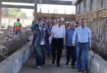 نائب وزيرة الإسكان يتفقد مشروع مأخذ وخطوط نقل المياه العكرة من نهر النيل إلى العاصمة الجديدة
